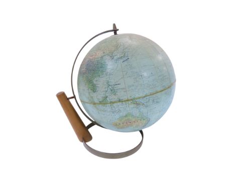 A 1950's Repogle True-to-Life Globe, 40cm high approximately