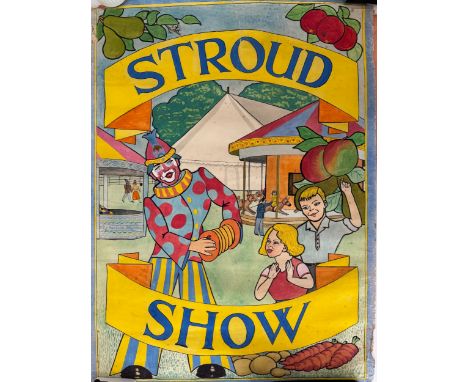 Two designs for posters for Stroud Annual Show, 1949 by M. Hawkes, Third Prize winner of the Natural History and Handicrafts 