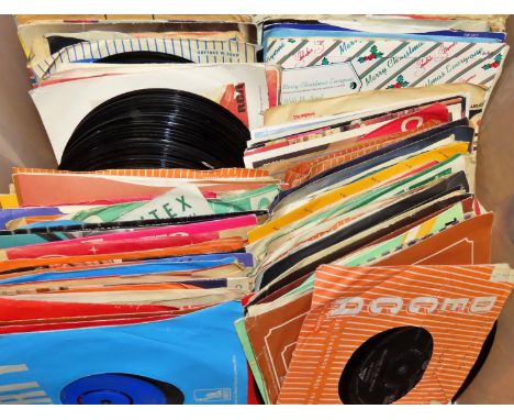 A large collection of singles to include Elvis, The Seekeers, The Hollies, Gerry and the Pacemakers etc (approx 100)