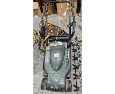 Hayter Envoy electric rotary lawnmower&nbsp;with grass box&nbsp;