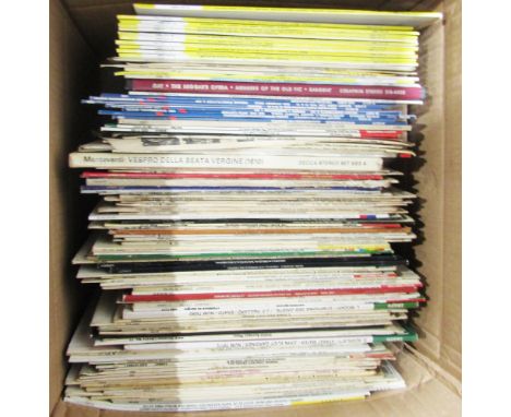 Large quantity of mainly classical vinyl LP's&nbsp;including various CBS digital Masterworks and Deutsche Grammophon series, 