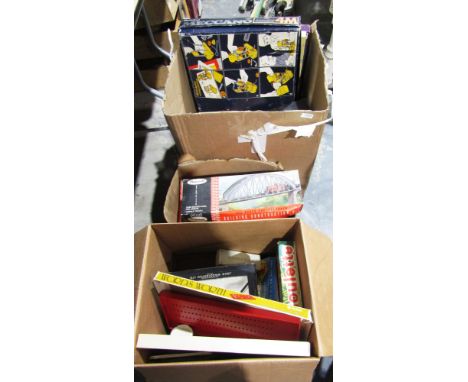 Quantity of board games and toys&nbsp;to include Meccano 4M motorised set, Waddingtons Blast Off, Monopoly John Waddington Lt