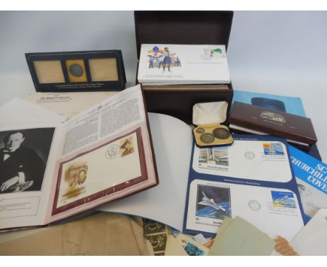 An official 'Year of the Scout' first day cover collection, containing first day covers of boy scouts from around the world, 