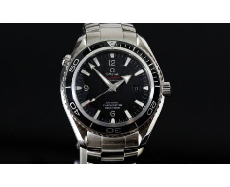 Omega Seamaster Professional Planet Ocean 'James Bond Quantum of Solace 007' Co-Axial Chronometer stainless steel gentleman's