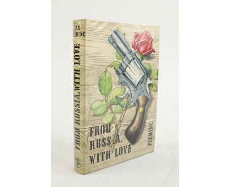 James Bond - From Russia With Love Hardback First Edition book by Ian Fleming from 1957, published by Jonathan Cape, with lat
