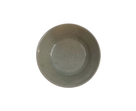 A Korean crackled celadon-glazed deep bowlGoryeo dynasty, 14th centuryThe deep, conical sides moulded to the interior in shal