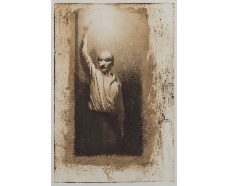 HELNWEIN, GOTTFRIED (1948), aus der Serie "Edgar Allen Poe", Aquatintaradierung/Papier, unsigniert, HxB: Platte ca. 31x21 cm,