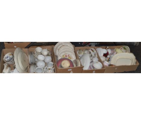 Ceramics - an Oriental eggshell tea service; a Copeland Spode tea service; a Ducal Wilmslow pattern ; etc (5 boxes)