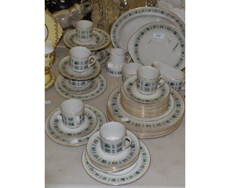 A Royal Doulton Tapestry pattern part tea service 