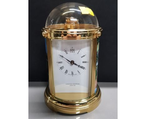 LIMITED EDITION 2000 AD BRASS CARRIAGE CLOCK