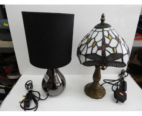 Tiffany Style Lamp and one other 