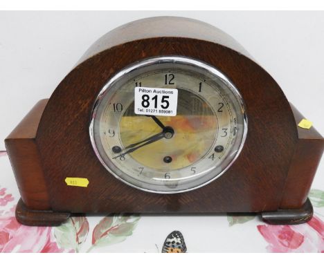 Oak Mantel Clock 