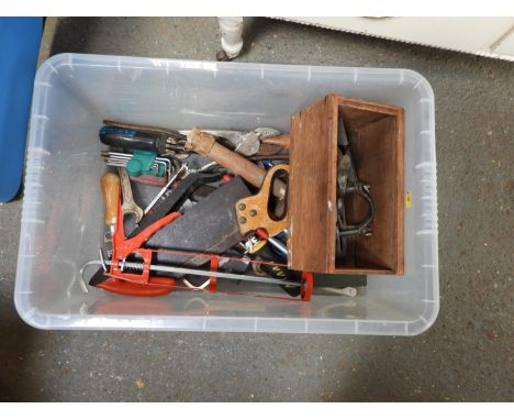Box of Tools - Record Shaping Plane etc 