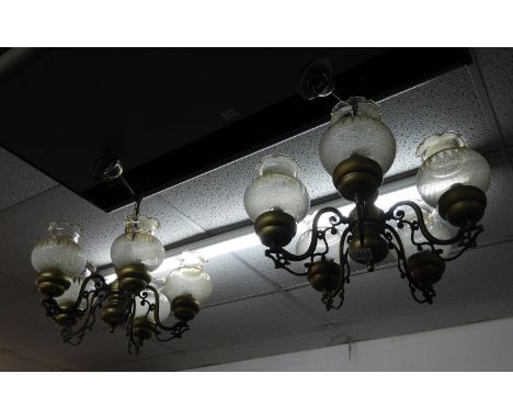 Pair of Ceiling Light Fittings 