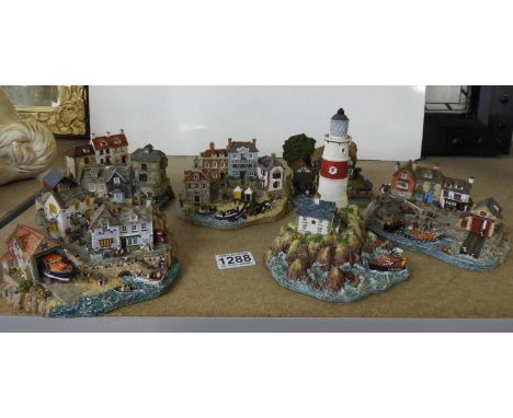 Quantity of Danbury Mint - Lifeboats Models plus Grandmas Birthday Model 