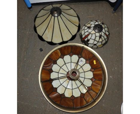 3x Tiffany Style Light Shades 