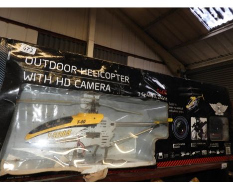 Remote Controlled Outdoor Helicopter with HD Camera 
