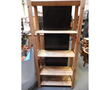 Light Wood Shelving 