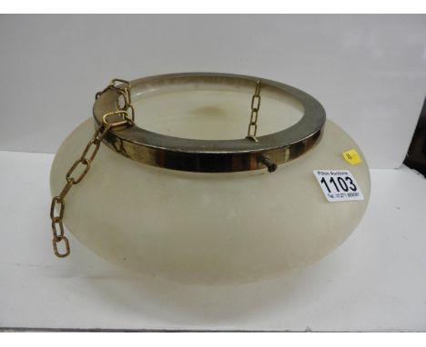 Glass Hanging Light Shade 
