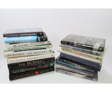 Books:  Ian McEwan - First Love, Last Rites, Jonathan Cape, 1965, 1st edition, together with eighteen others by the same auth