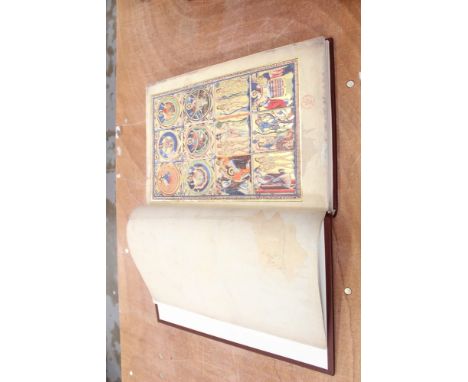 Facsimile illuminated manuscript - Psalterium Glosatum Salterio Anglo-Catalan M. Moleiro, editor Limited Eds 818 / 987, 2004,
