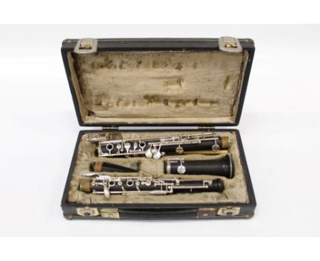 Vintage oboe by Louis, London, cased