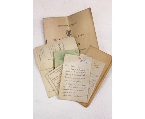 1909 Winston Churchill signed letter addressed to Mr Temple Banks and pertaining to a job offer for the post of Comptroller G