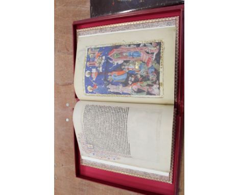 Facsimile illuminated manuscript - Apocalipsis Flamenco M. Moleiro editor, no. 120 / 987, limited edition, 2004, with certifi
