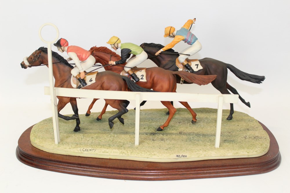 Border Fine Arts limited edition model Past The Post no. 183 of 250