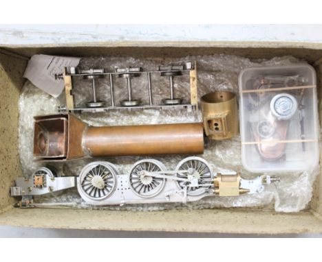 Partially constructed Live Steam 1 3/4 inch gauge 2-6-2 model railway locomotive Green Arrow LNER with drawings (excellent pr