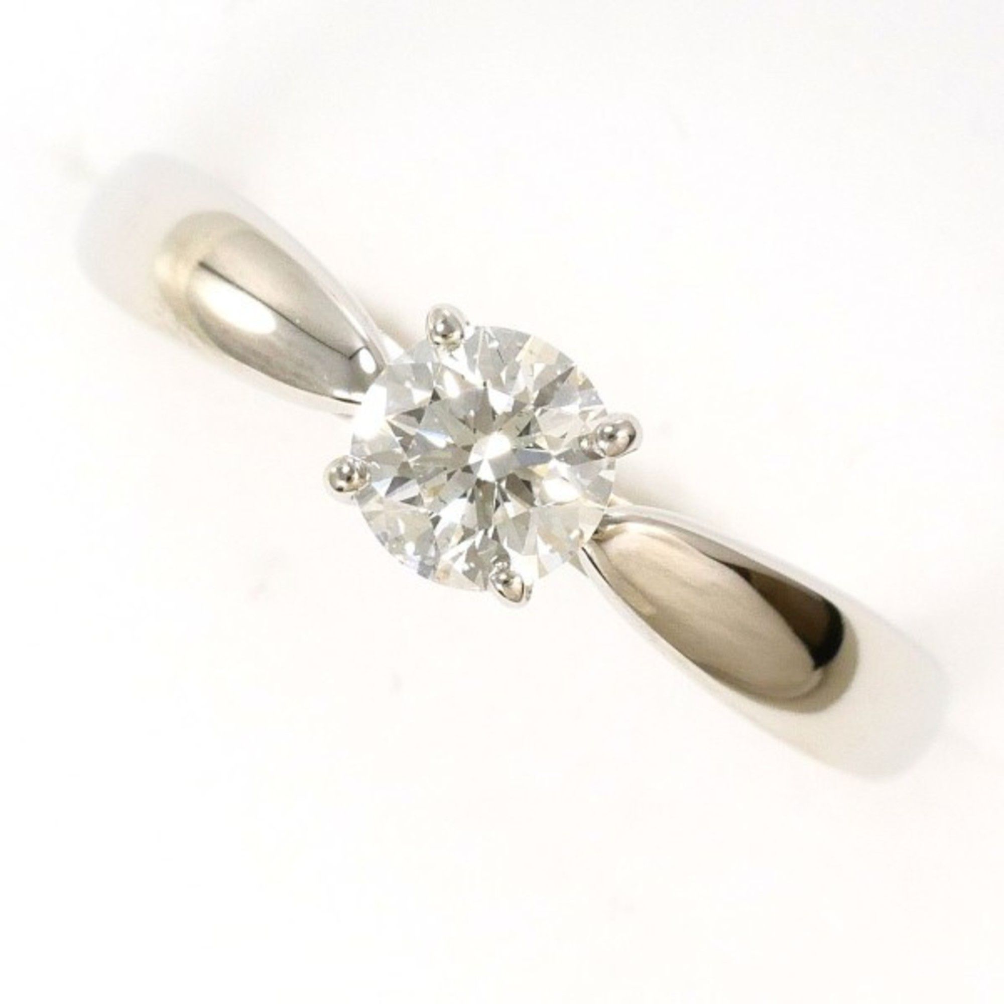 Tiffany Harmony PT950 Ring Diamond 0.32 VS2 Box Certificate Total weight approx. 2.8g