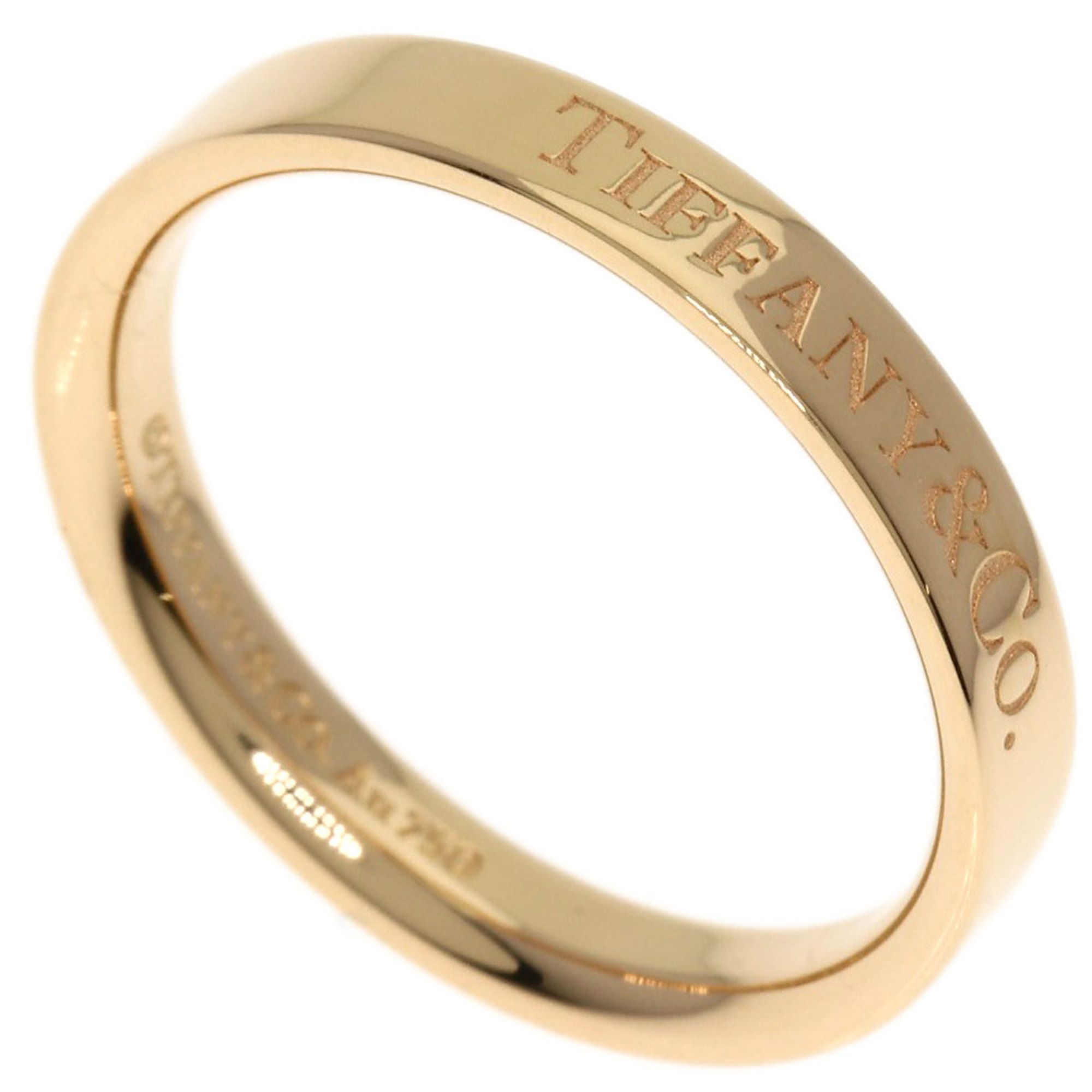 Tiffany & Co. Flat Band Ring, 18K Pink Gold, Women's, TIFFANY