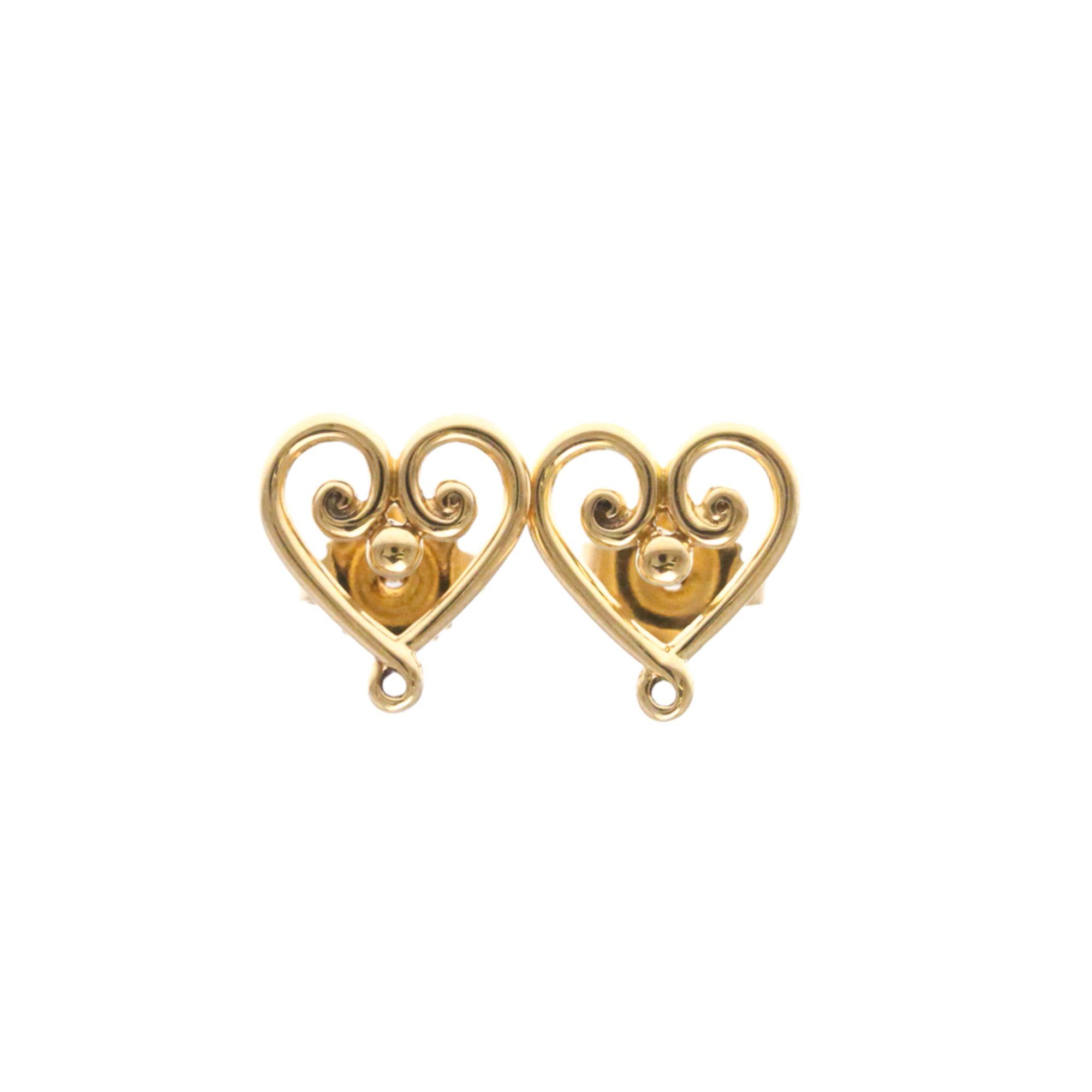 Tiffany Venice Goldoni Earrings No Stone Pink Gold (18K) Stud Earrings Pink Gold