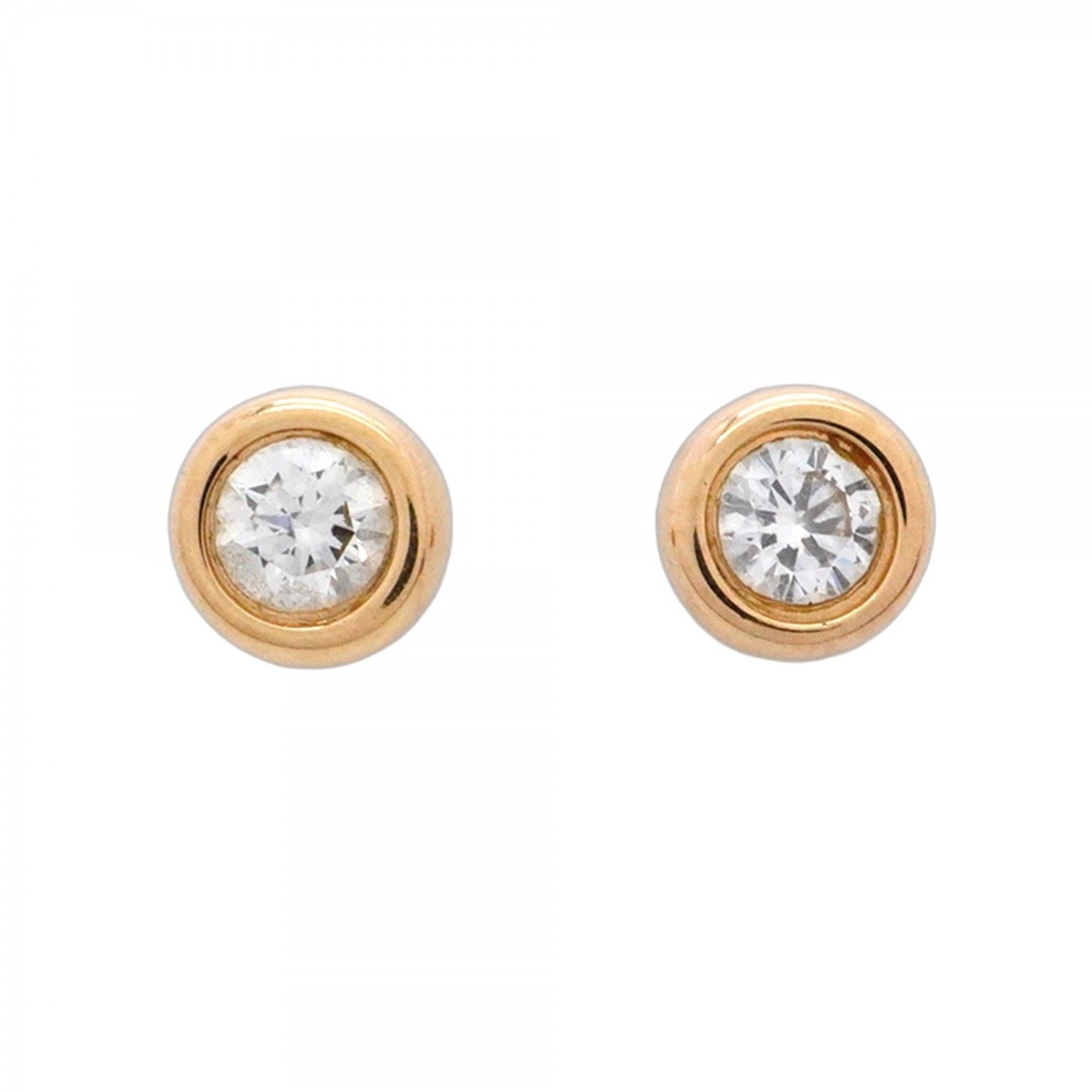 Tiffany By the Yard 18K Pink Gold Diamond Earrings for Women