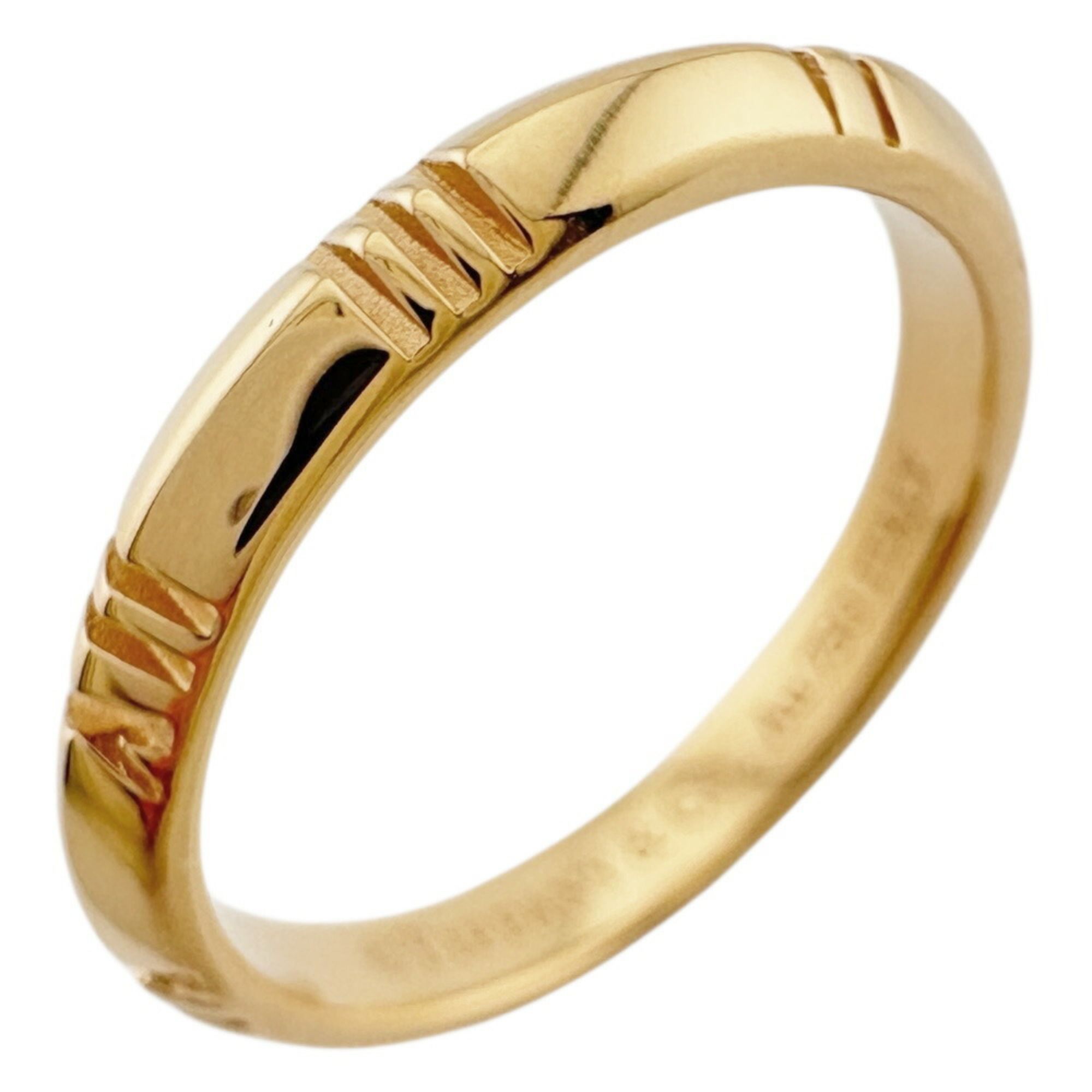Tiffany Atlas Closed Narrow Ring, Size 12.5, 18K, Women's, TIFFANY & Co., BRJ10000000143547