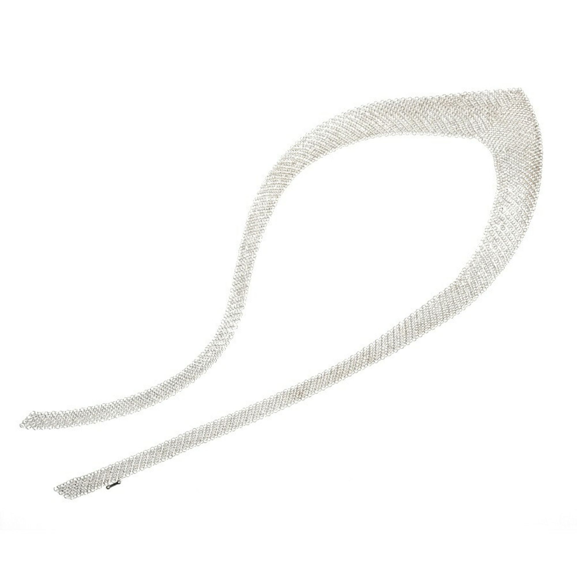 Tiffany Elsa Peretti Mesh Necklace Sv.925 67cm A-157484
