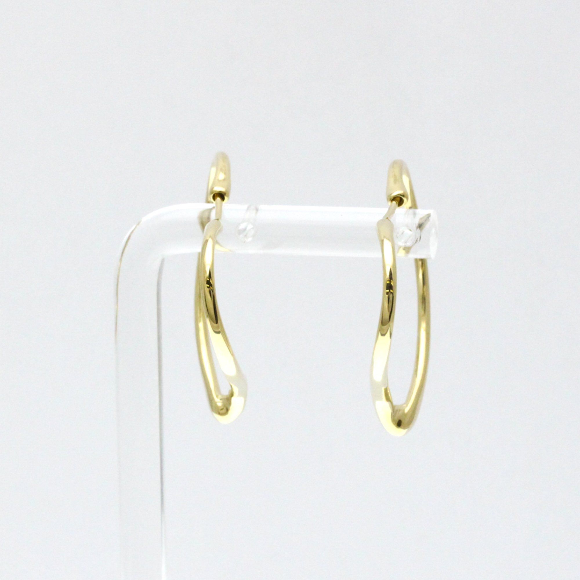 Tiffany Open Heart No Stone Yellow Gold (18K) Stud Earrings Gold