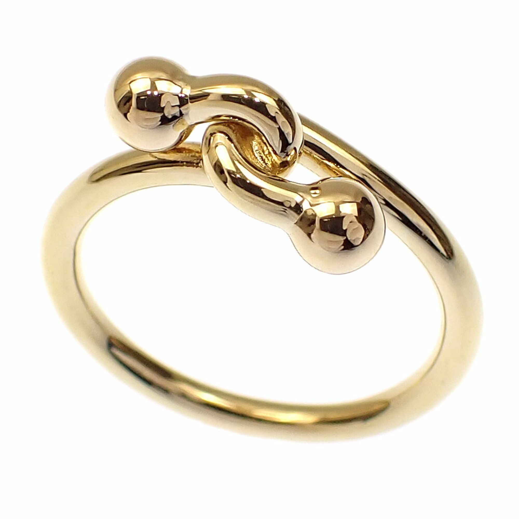 Tiffany Love Knot Ring for Women, 18K Yellow Gold, Size 10, 3.3g, 750.