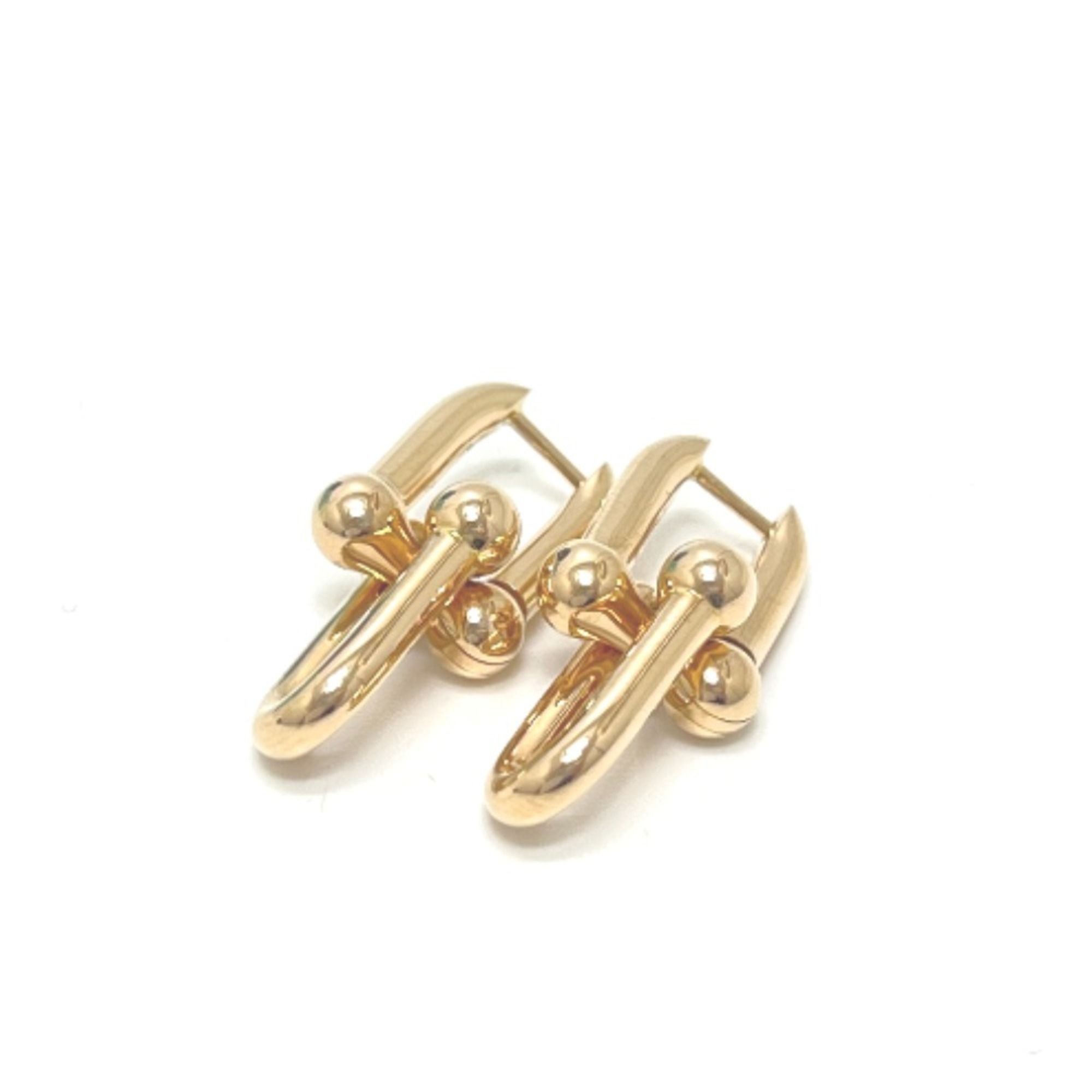 TIFFANY & Co. 73584531 Hardware 18K Medium Link Earrings for Women in Yellow Gold
