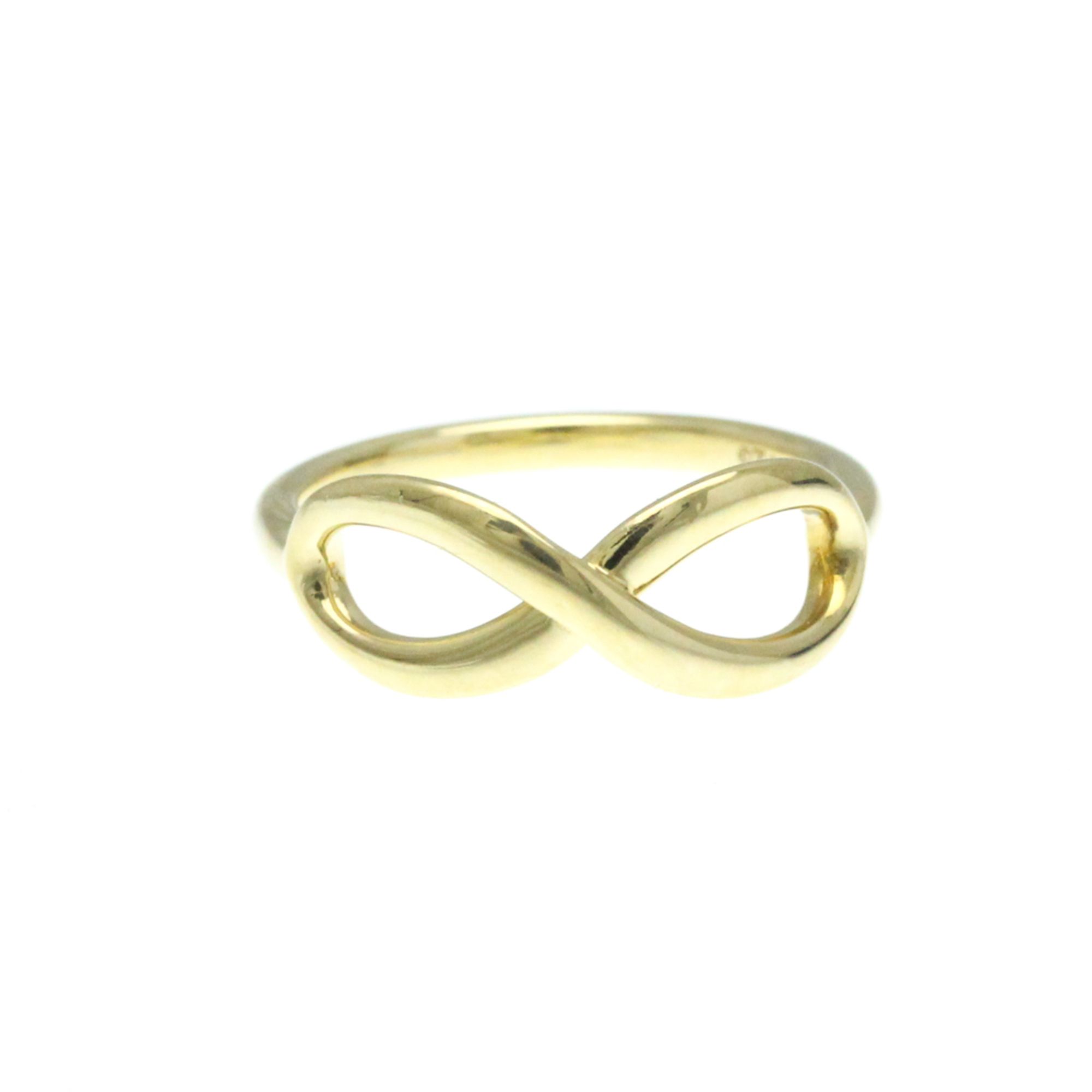 Tiffany Infinity Rings Yellow Gold (18K) Fashion No Stone Band Ring Gold