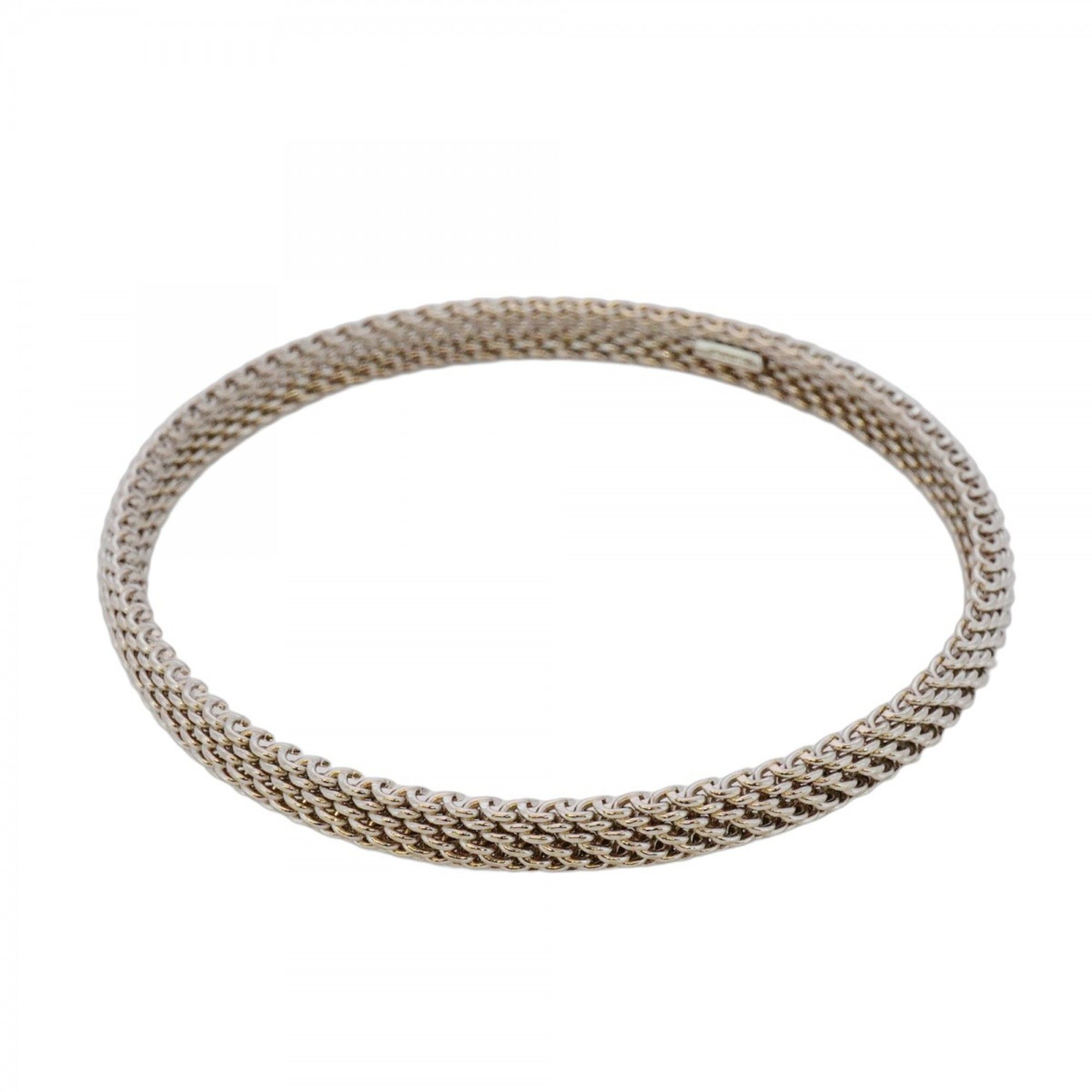 Tiffany Bangle Somerset 18K White Gold for Women