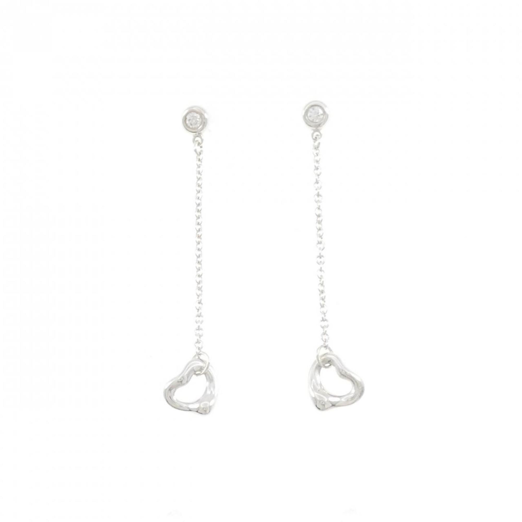 Tiffany open heart earrings