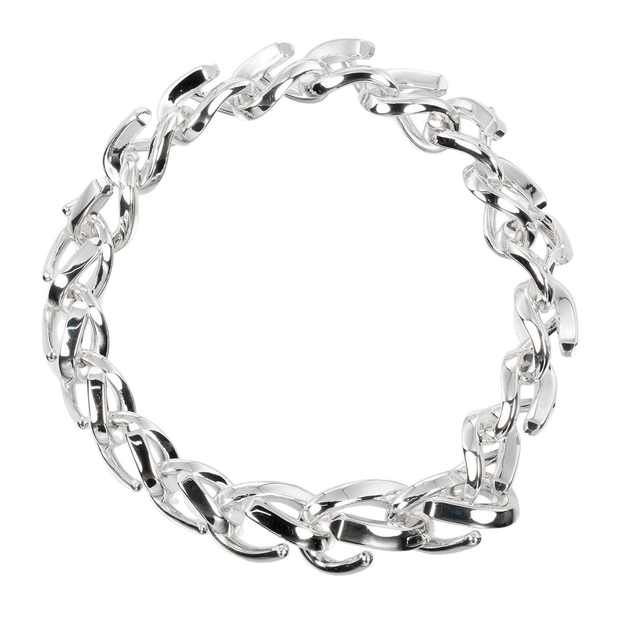 Tiffany & Co. Forged Medium Link Bracelet, 16.8cm wrist size, 925 silver, approx. 37g