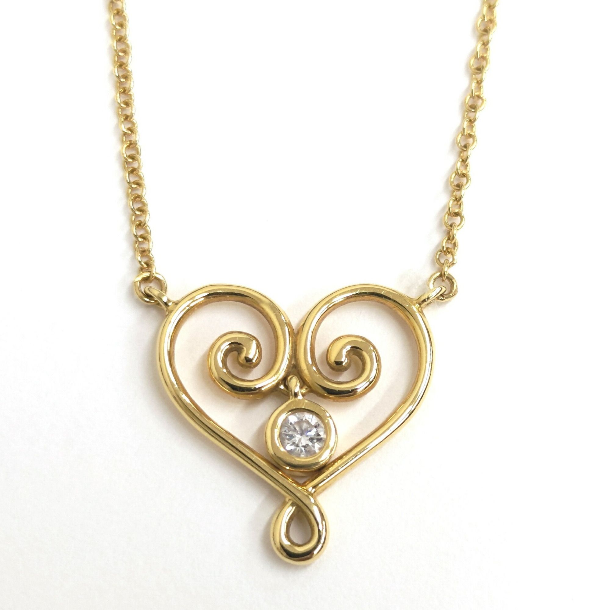 Tiffany & Co. Paloma Venetia Heart Necklace, 18K Gold, JA-24779