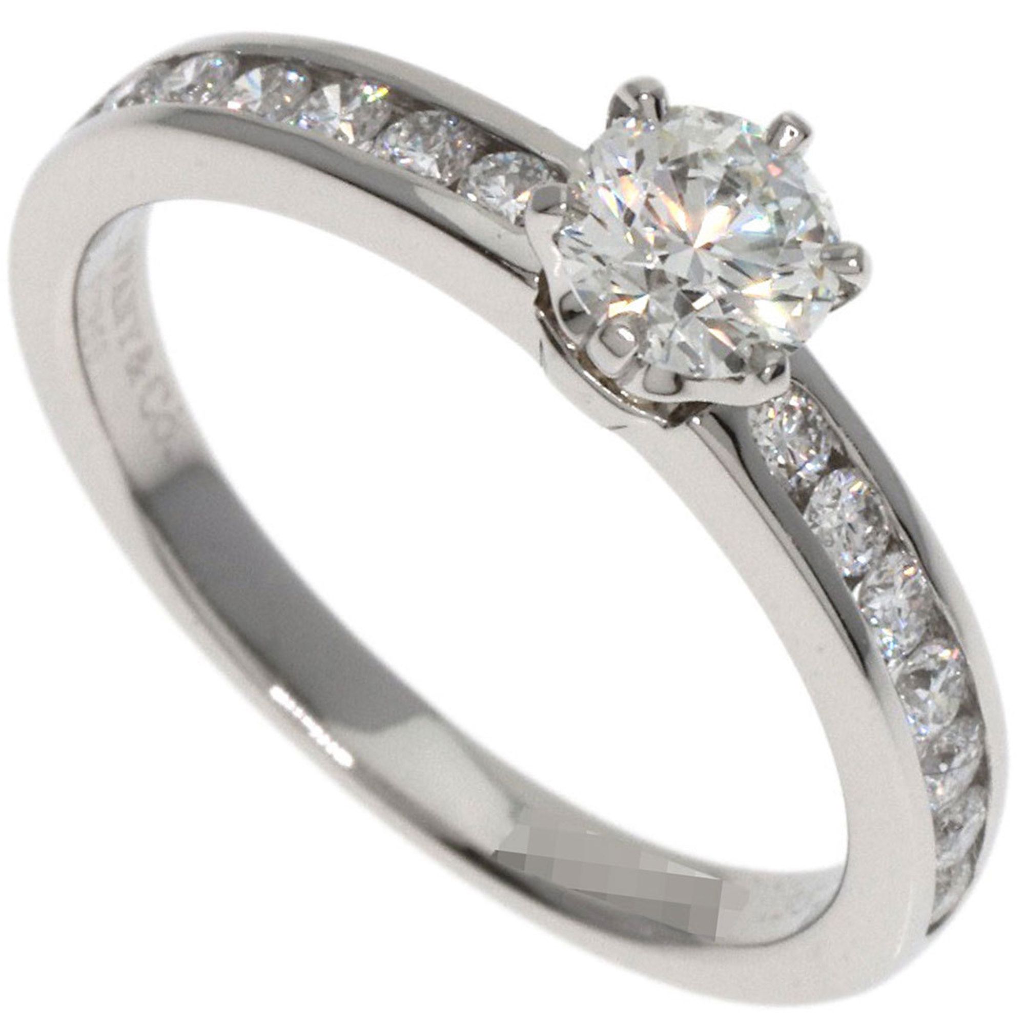 Tiffany Channel Setting Diamond Ring, Platinum PT950, Women's, TIFFANY&Co.