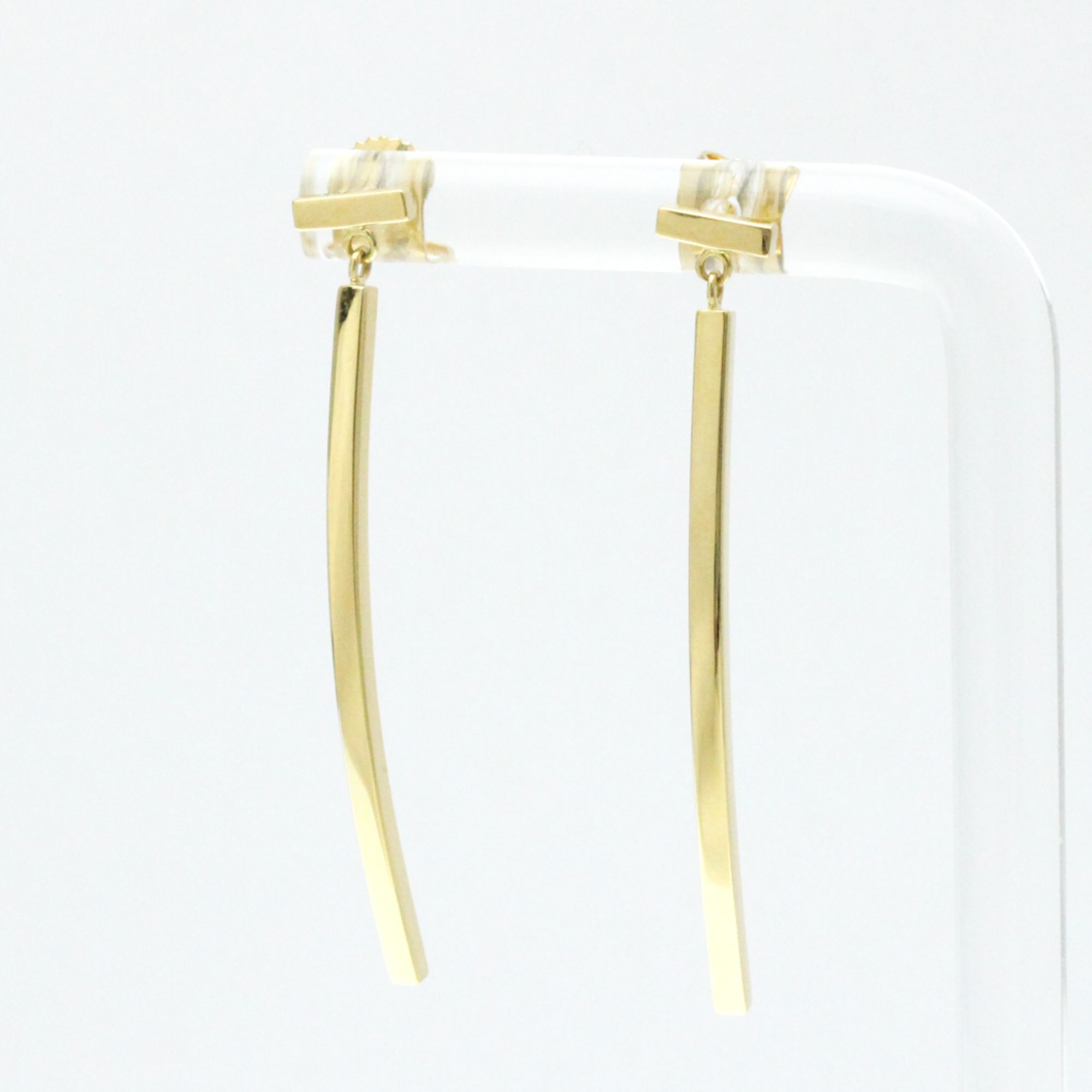 Tiffany T-bar Earrings No Stone Yellow Gold (18K) Drop Earrings Gold