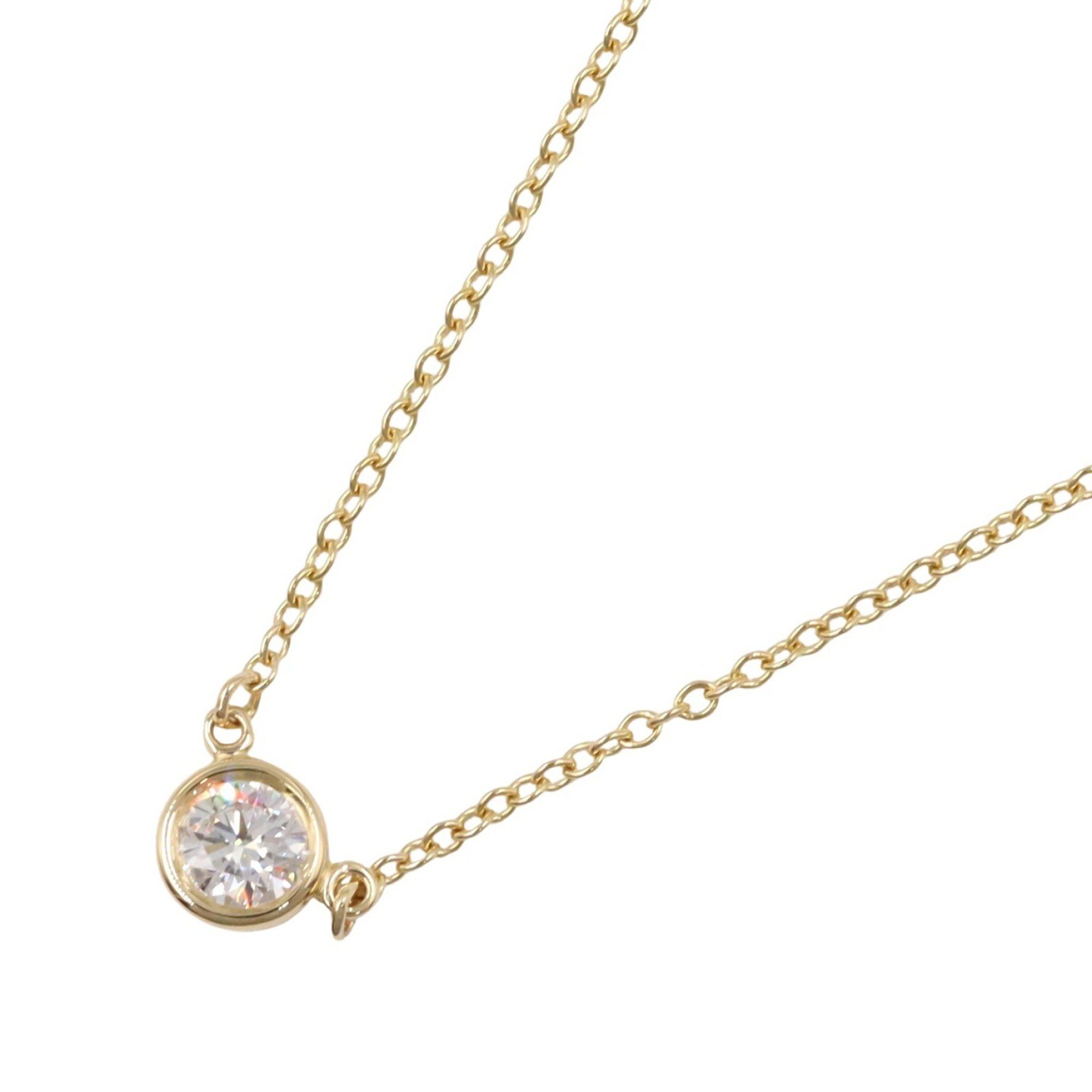 Tiffany & Co. By the Yard Diamond Necklace, 18K Yellow Gold with Diamonds, Clear, for Women