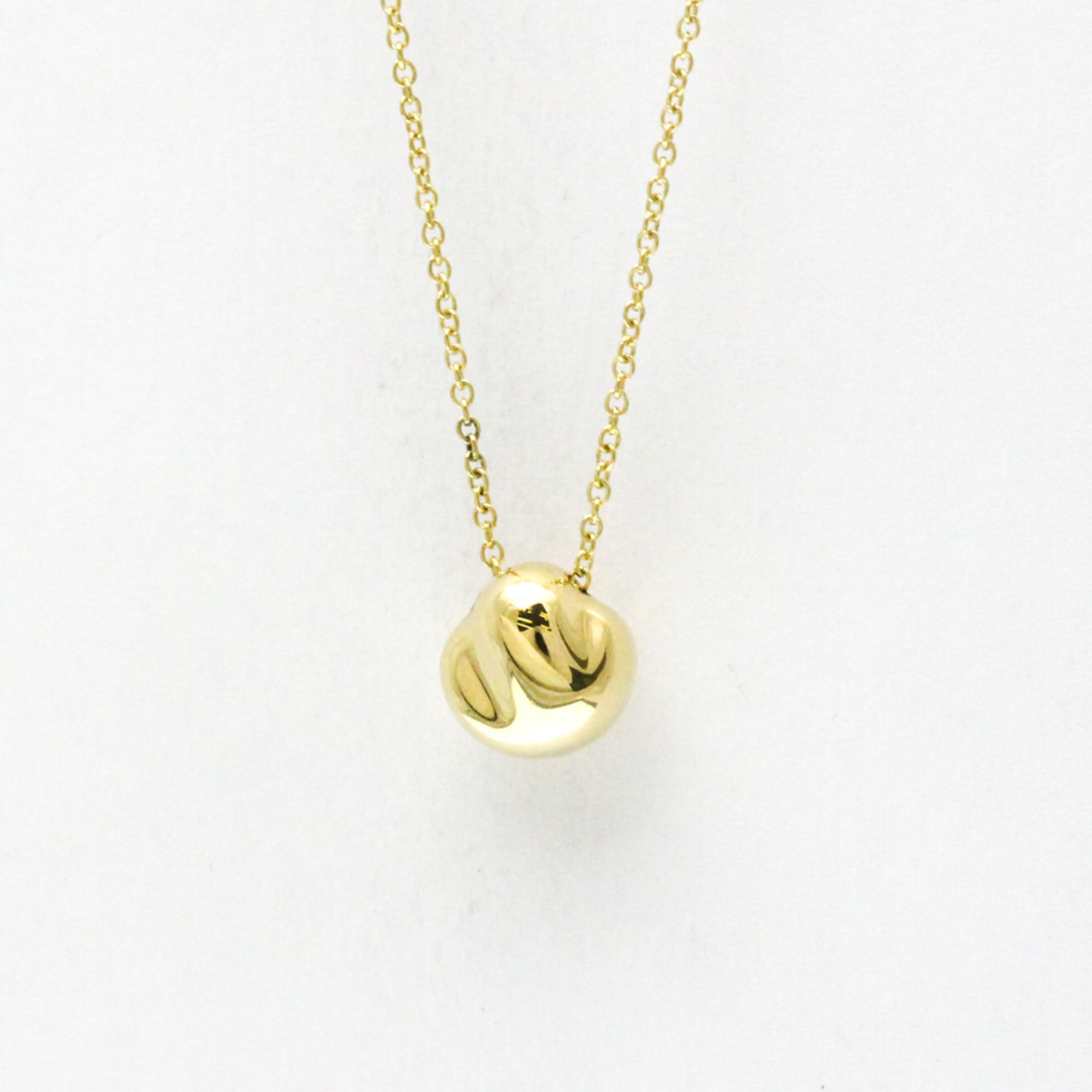 Tiffany Nugget Necklace Yellow Gold (18K) No Stone Men,Women Fashion Pendant Necklace (Gold)