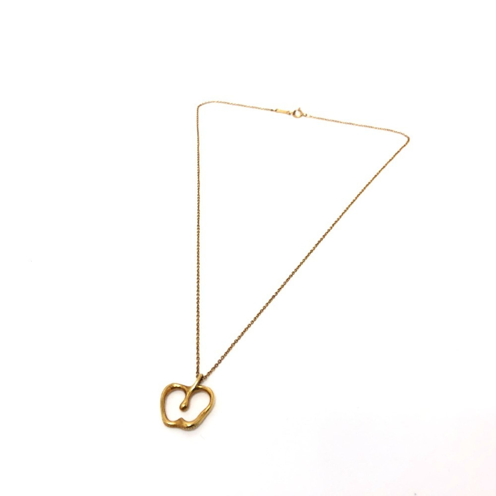TIFFANY&Co. Tiffany K18 Apple Chain Accessory Necklace Ladies Gold