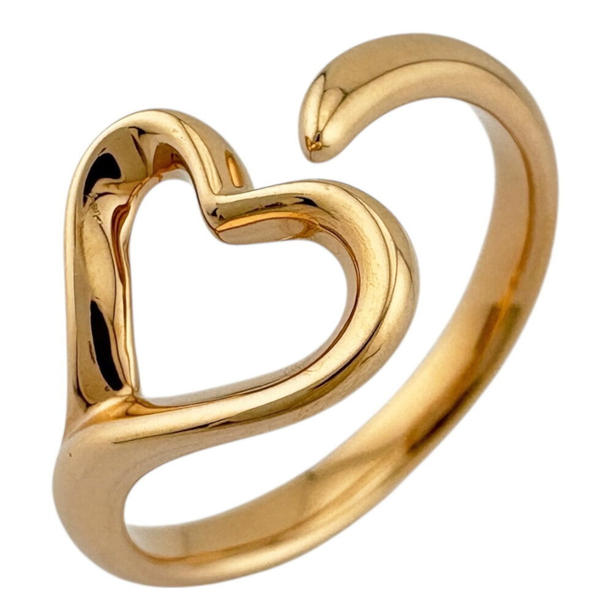 Tiffany & Co. Heart Ring, Size 16.5, 18K, Women's, TIFFANY Co., BRJ09000000104274
